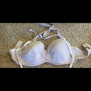 36D White Victorias Secret Swim Top